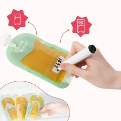 Lot de 15 gourdes réutilisables (150 ml)