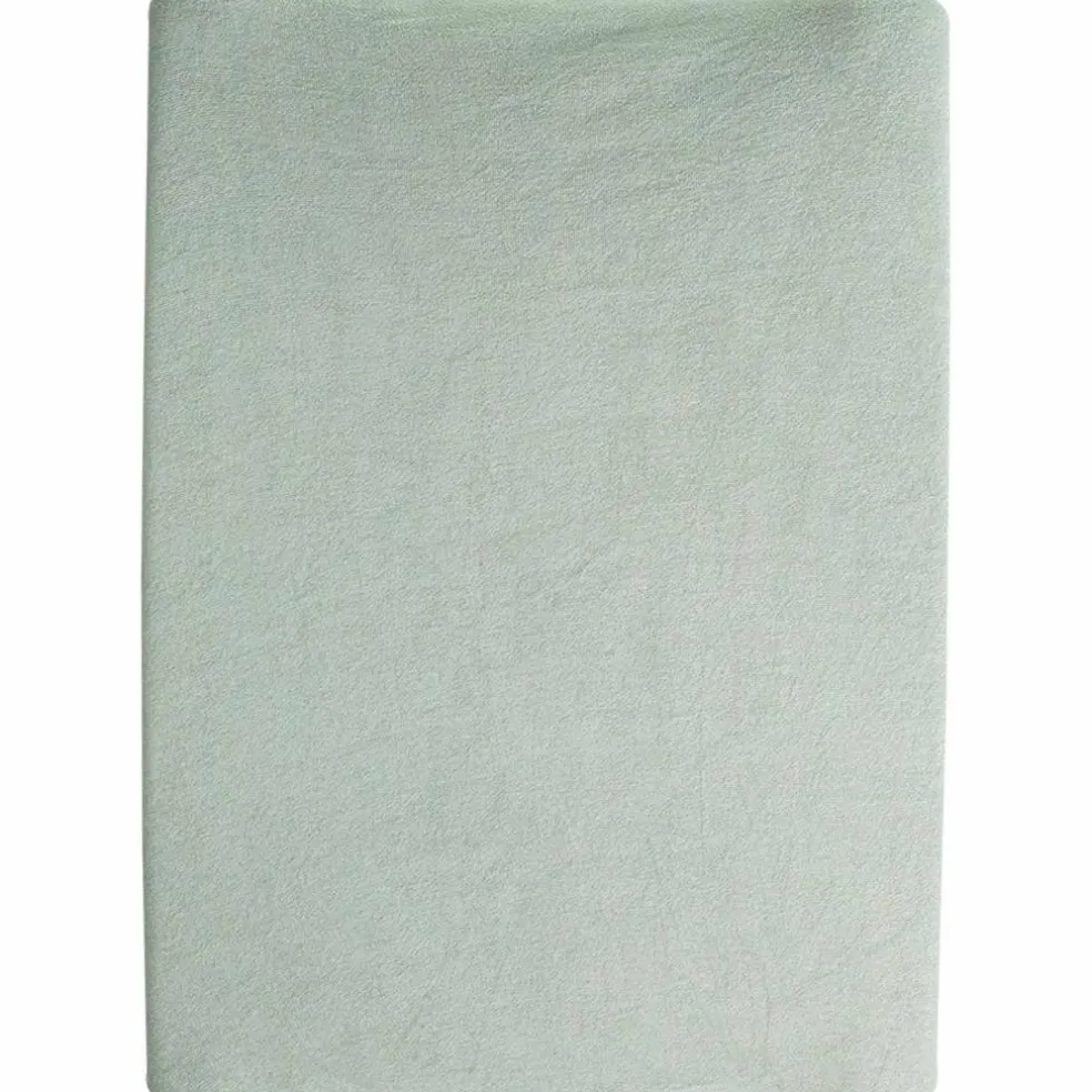 Lot de 2 housses de matelas à langer Ecru-Olive (70 x 50 cm)