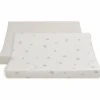 Lot de 2 housses de matelas à langer Tender Linen-Clover (45 x 70 cm)