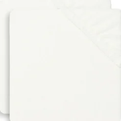 Lot de 2 housses de matelas à langer en éponge ivoire (50 x 70 cm)