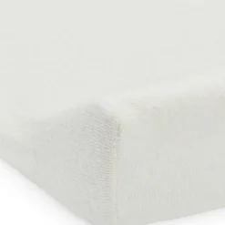 Lot de 2 housses de matelas à langer en éponge ivoire (50 x 70 cm)