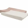 Lot de 2 housses de matelas à langer en éponge Wild Rose-Ivory (50 x 70 cm)