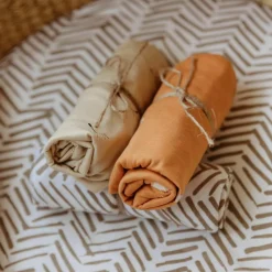 Lot de 3 housses de matelas à langer Boho (40 x 80 cm)