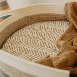 Lot de 3 housses de matelas à langer Boho (40 x 80 cm)