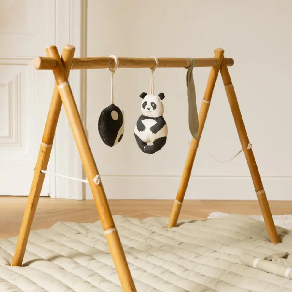 Lot de 3 jouets à suspendre bamboo Panda
