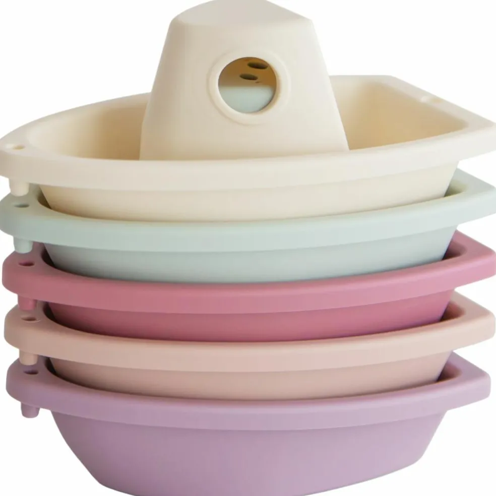 Lot de 5 jouets de bain Boats Petal