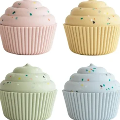 Lot de 4 jouets de bain Cupcake Mix and Max