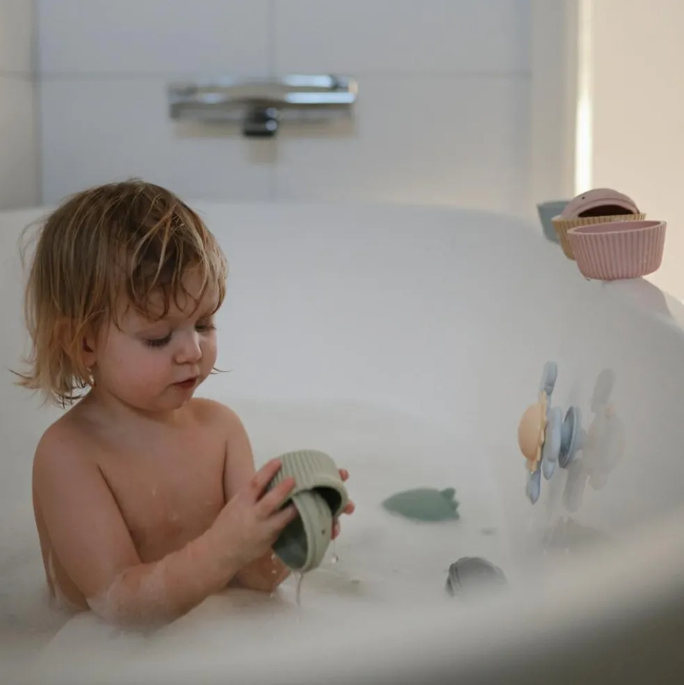 Lot de 4 jouets de bain Cupcake Mix and Max