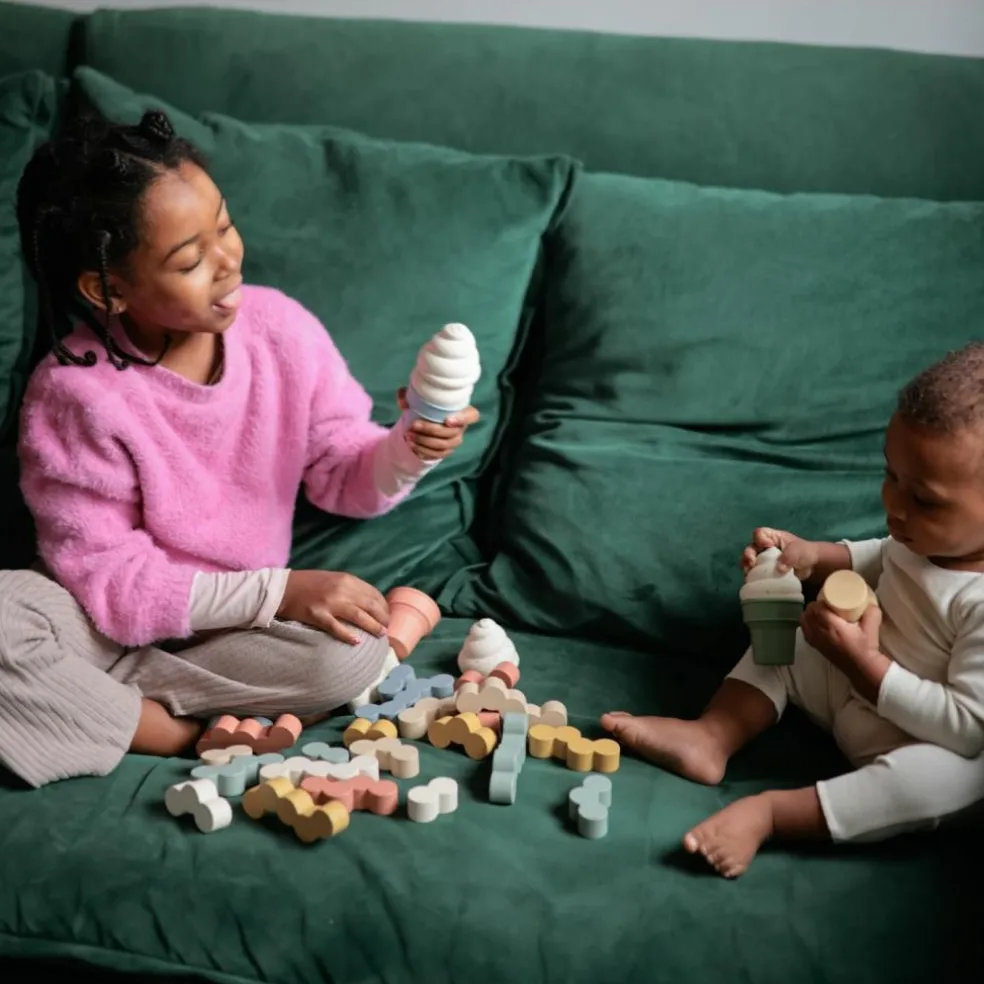 Lot de 4 jouets de bain Ice Cream