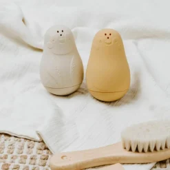 Lot de 2 jouets de bain Pingouin Ocre-Warm Linen