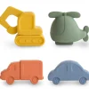 Lot de 4 jouets de bain Vehicules