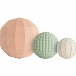 Lot de 3 jouets sensoriels Nesting Spheres Blush