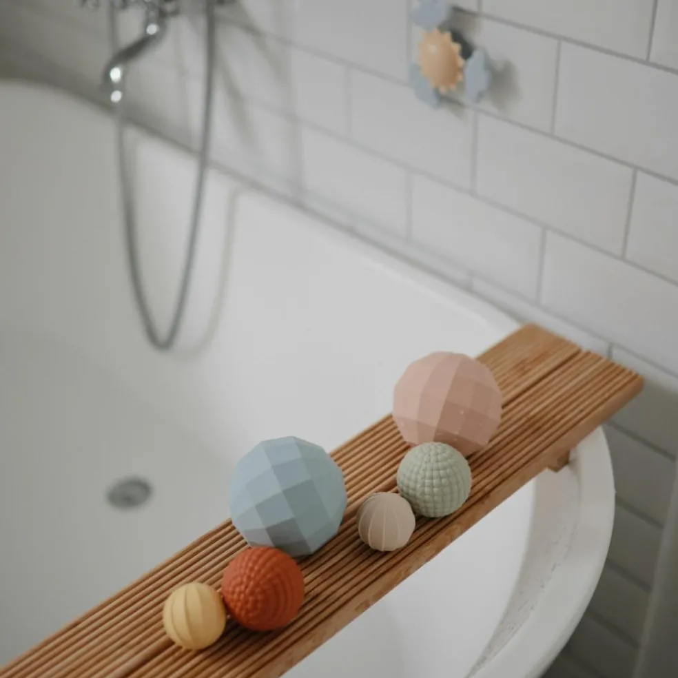 Lot de 3 jouets sensoriels Nesting Spheres Blush