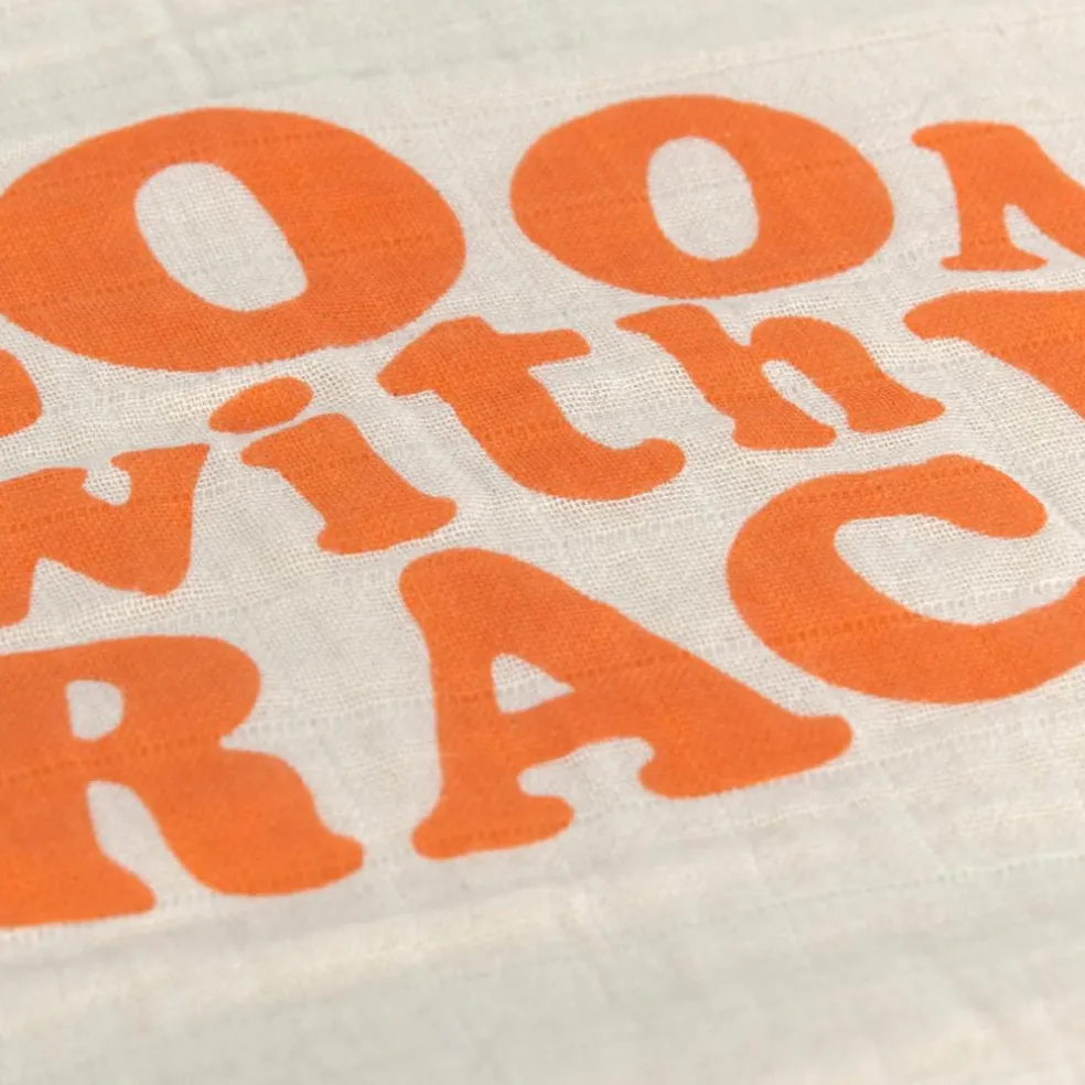 Lot de 2 langes Blossom nature (60 x 60 cm)