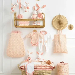 Lot de 3 langes en coton bio Esmée (70 x 70 cm)