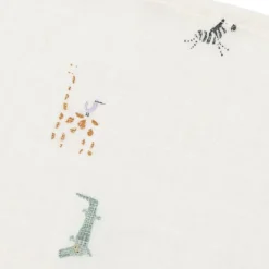 Lot de 3 langes en coton Jungle Jambo (70 x 70 cm)