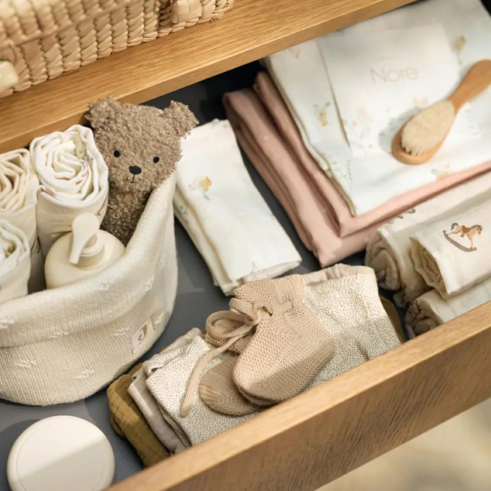 Lot de 3 langes en coton Lovely Birds (70 x 70 cm)