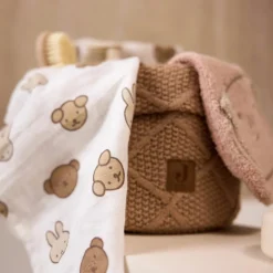 Lot de 3 langes en coton Miffy and Friends (70 x 70 cm)