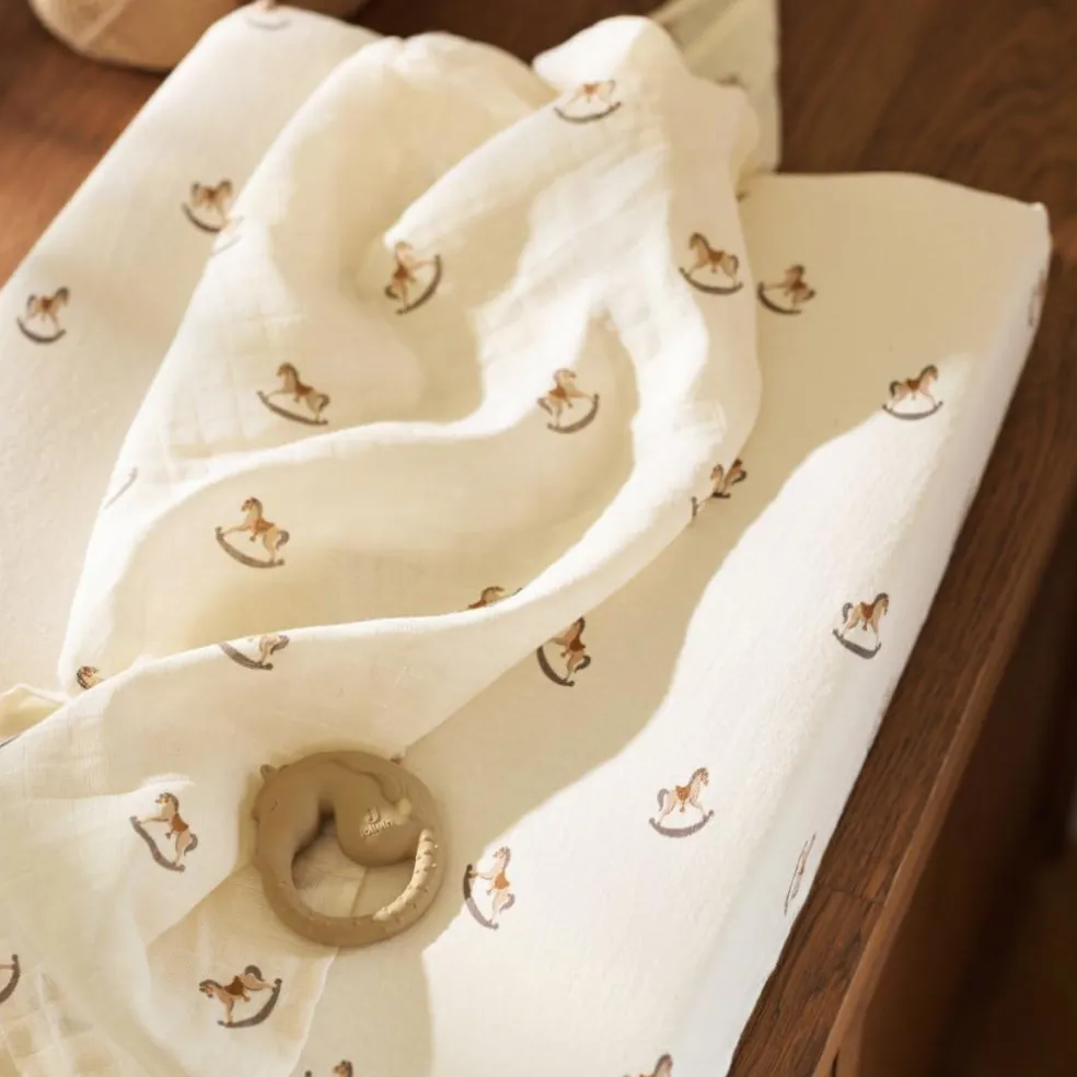 Lot de 3 langes en coton Nostalgic Ride (70 x 70 cm)