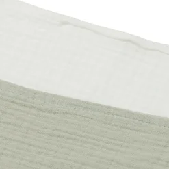 Lot de 4 langes en coton Olive Green-Ivory (70 x 70 cm)