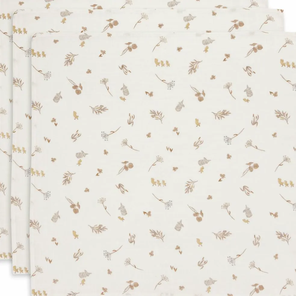 Lot de 3 langes en coton Riverside (70 x 70 cm)