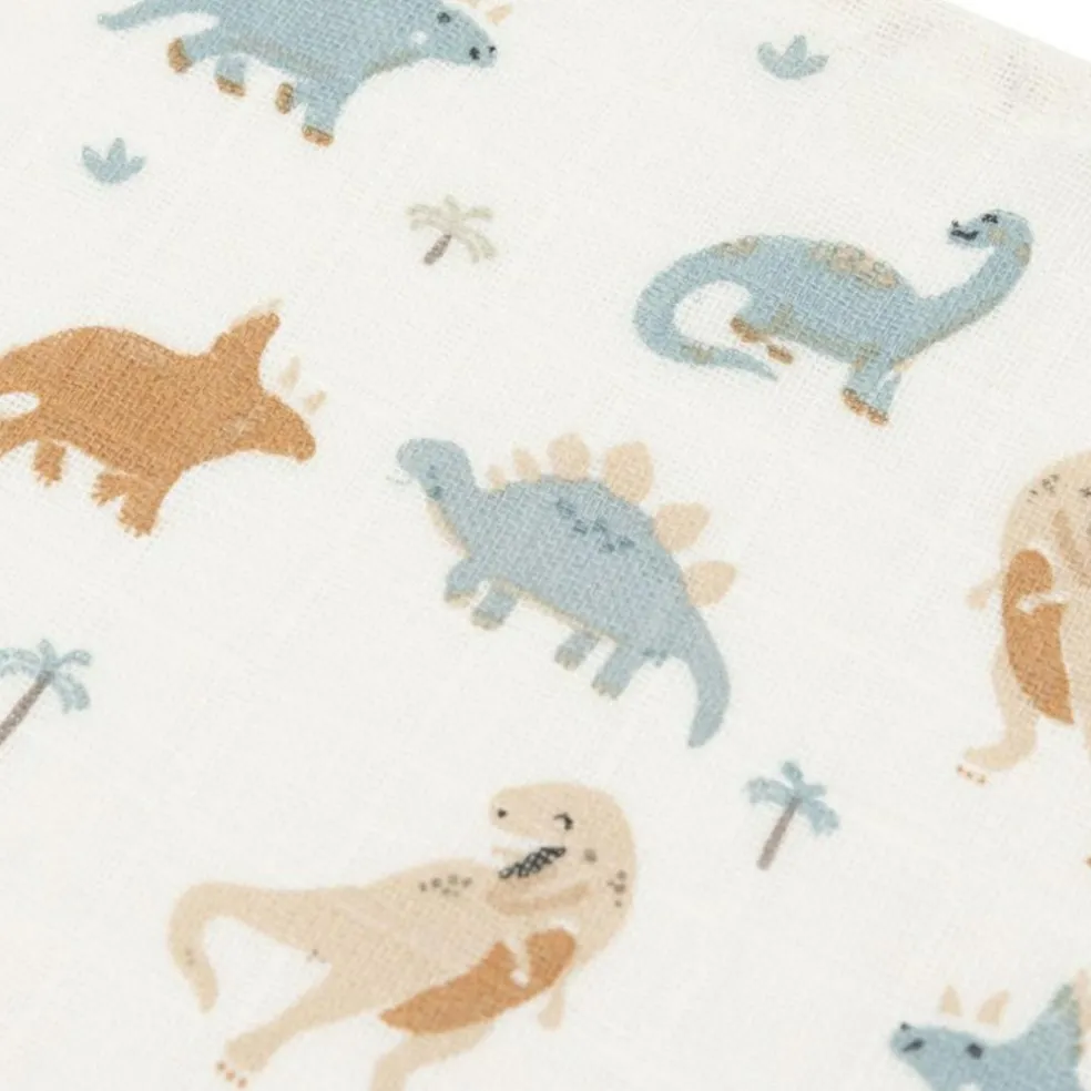 Lot de 3 langes en coton Roarsome (70 x 70 cm)