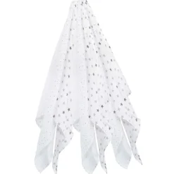Lot de 6 langes en coton étoile (70 x 70 cm)
