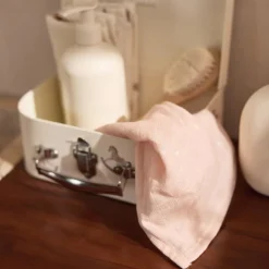 Lot de 3 langes en coton Twinkling Wild Rose (70 x 70 cm)