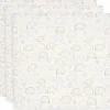 Lot de 3 langes en gaze de coton Elephant Tales (70 x 70 cm)