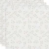 Lot de 3 langes en gaze de coton Leafy Dreams (70 x 70 cm)