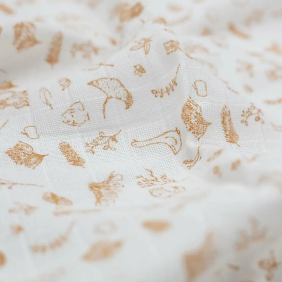 Lot de 3 langes en mousseline Wonderfull (70 x 70 cm)