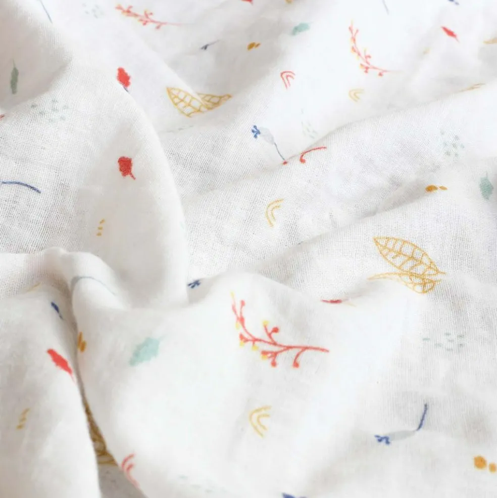 Lot de 3 langes en mousseline Cache-cache en forêt (70 x 70 cm)