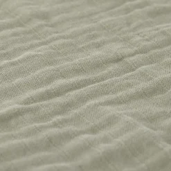 Lot de 3 langes en mousseline Cozy Home Rouille, vert et blanc (85 x 85 cm)