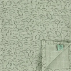 Lot de 3 langes en mousseline Daring Dino (55 x 55 cm)