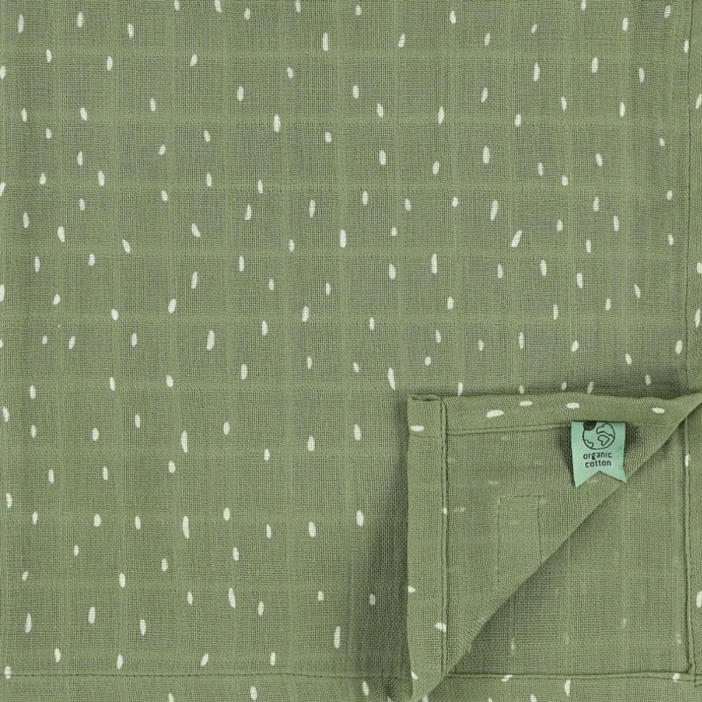 Lot de 3 langes en mousseline Daring Dino (55 x 55 cm)