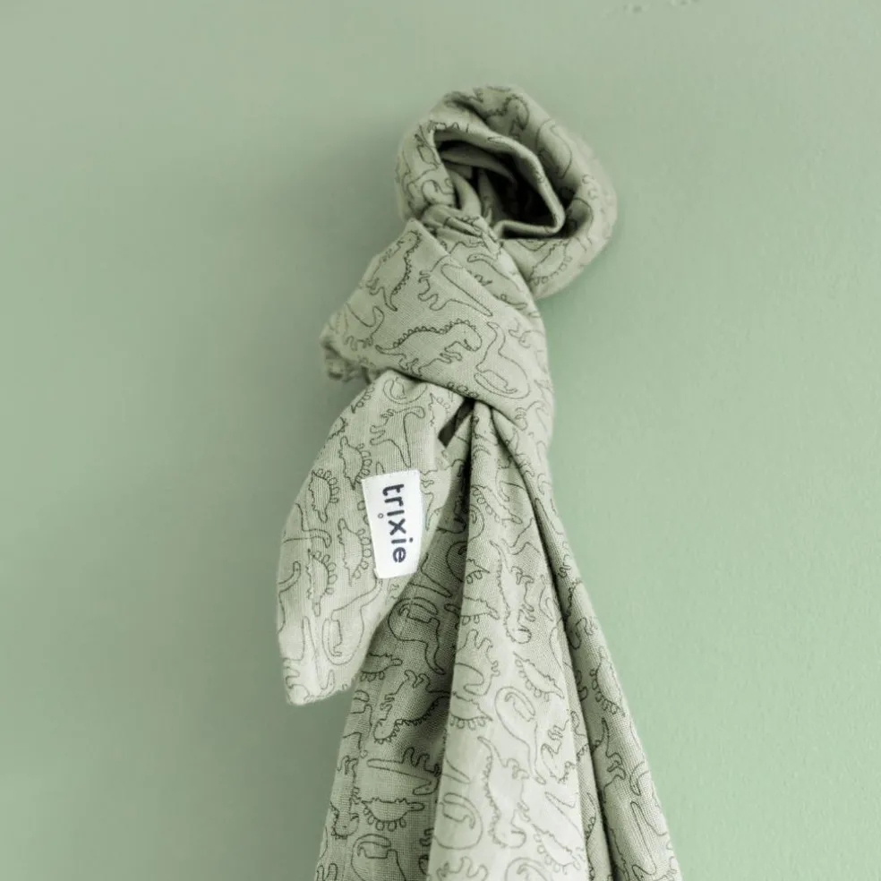 Lot de 3 langes en mousseline Daring Dino (55 x 55 cm)