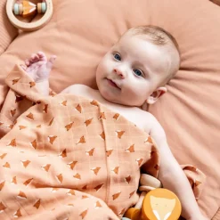 Lot de 3 langes en mousseline Fierce Fox (55 x 55 cm)