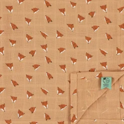 Lot de 3 langes en mousseline Fierce Fox (55 x 55 cm)