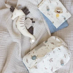 Lot de 3 langes en mousseline Sea Garden