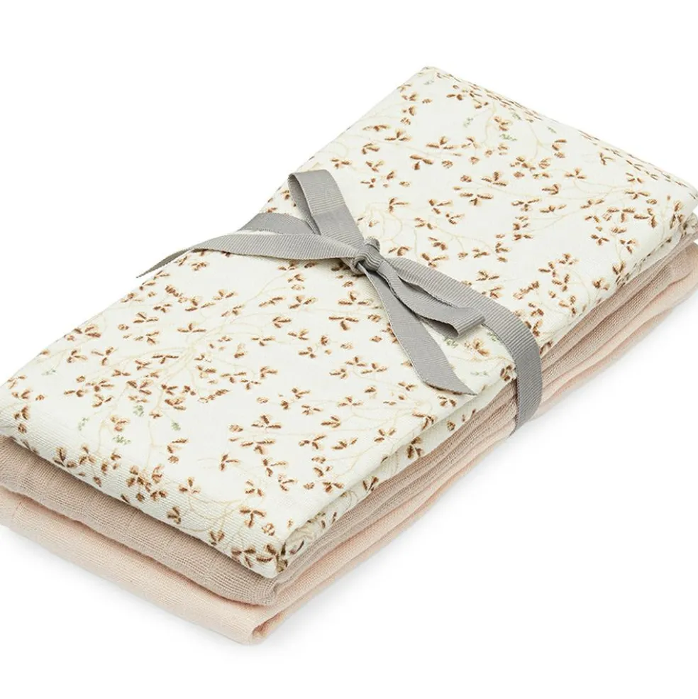 Lot de 3 langes en mousseline Lierre (70 x 70 cm)