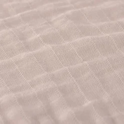 Lot de 3 langes en mousseline Cozy Home Rose, blanc et rouille (85 x 85 cm)