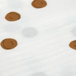 Lot de 3 langes Happy Rascals Smile bleu ciel (60 x 60 cm)