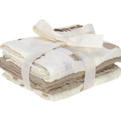 Lot de 3 langes Little Mateys bleu roi (60 x 60 cm)