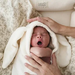 Lot de 3 langes Olive Bloom (70 x 70 cm)