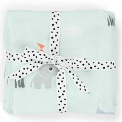 Lot de 2 langes Playground Bleu