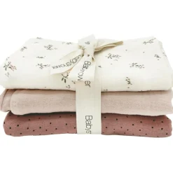 Lot de 3 langes Roseberry (70 x 70 cm)
