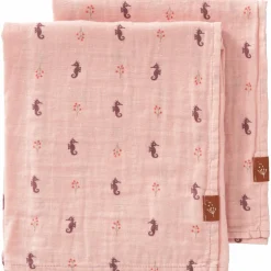 Lot de 2 langes Seahorse (70 x 60 cm)