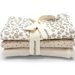 Lot de 3 langes Soft Print (70 x 70 cm)