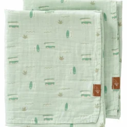 Lot de 2 langes Surf boy (70 x 60 cm)