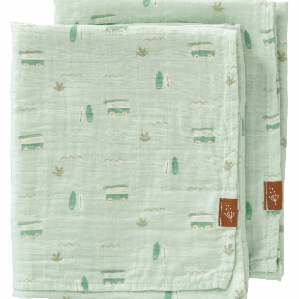 Lot de 2 langes Surf boy (70 x 60 cm)